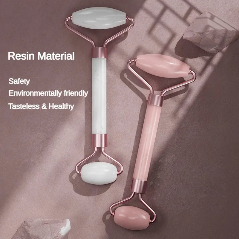 2-Piece Face Roller & Guasha Set – Facial Lifting & Wrinkle Care