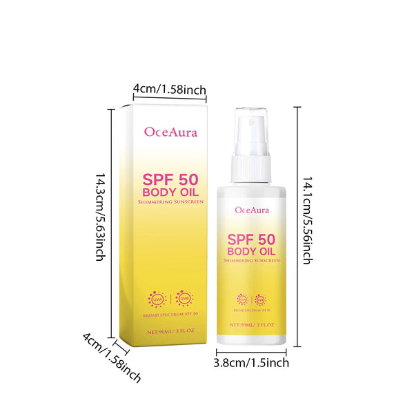 OceAura SPF50 Body Sunscreen Oil