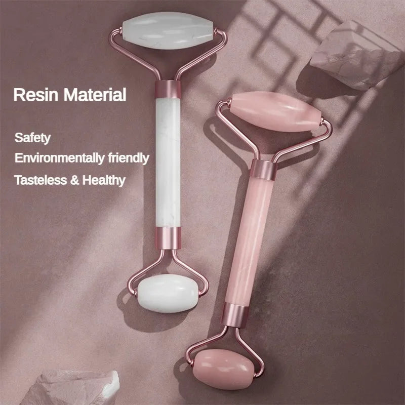 2-Piece Face Roller & Guasha Set – Facial Lifting & Wrinkle Care