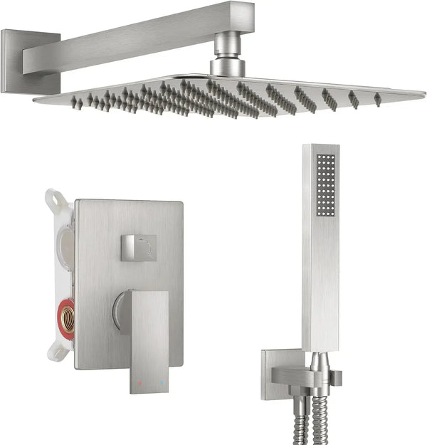 High-Pressure Rainfall Shower Set