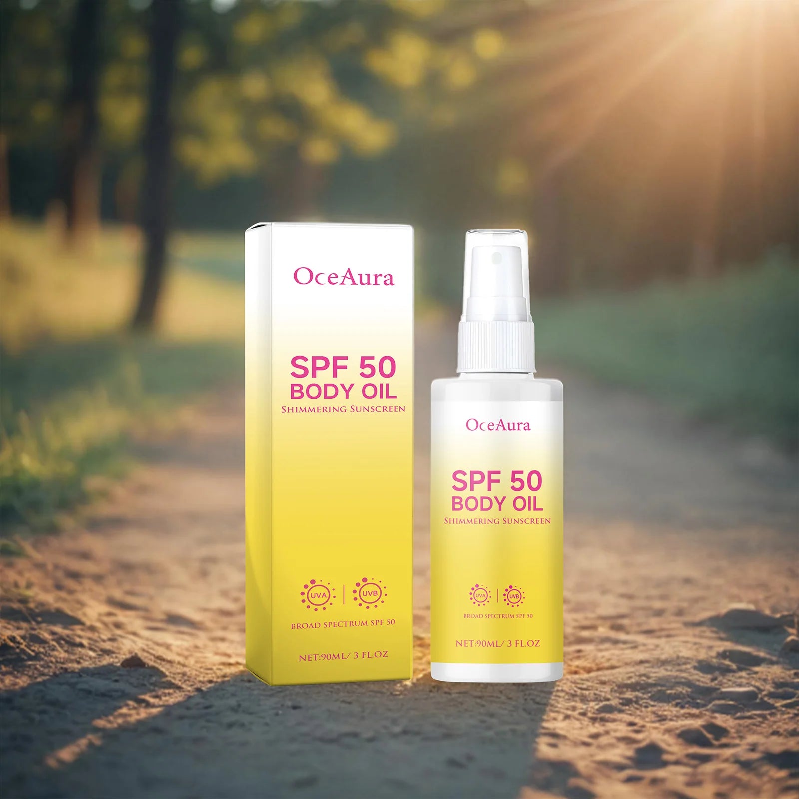 OceAura SPF50 Body Sunscreen Oil
